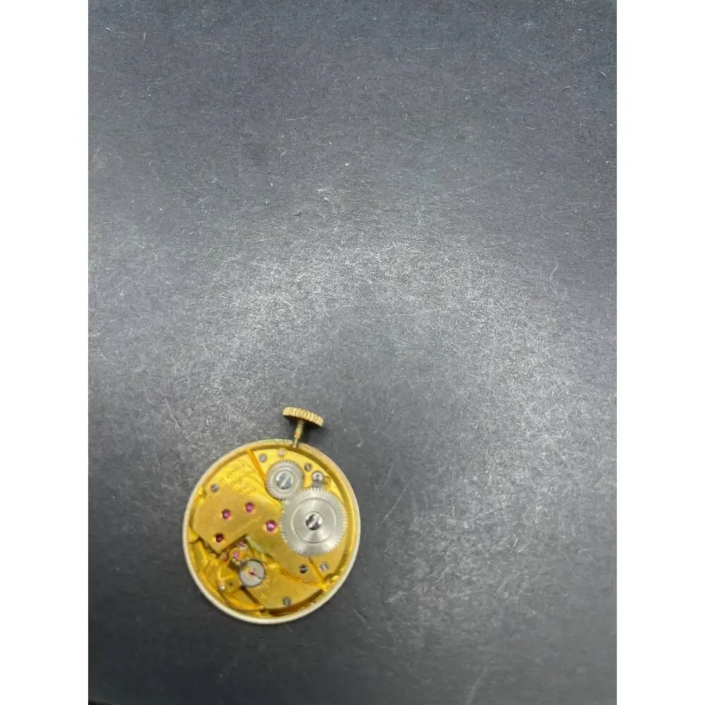 Girard Perregaux Vintage Watch Movement Dial Loose Crystal Stem Parts Repair